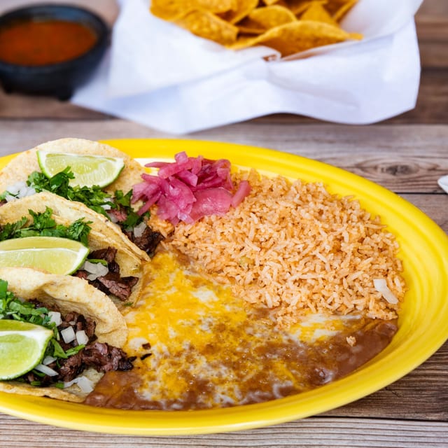 Tacos Al Carbon.